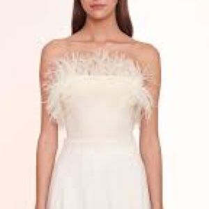 STAUD Nellie Feather Top